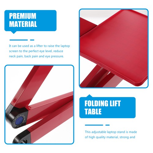 Computer Desk Laptop Portable Stand Aluminum Alloy Folding Foldable - 第 7/12 張圖片