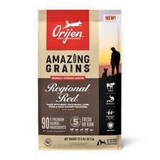 ORIJEN High Protein, Amazing Grains Regional Red Dry Dog Food, 22.5 lbs.