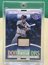Chipper Jones 2001 Donruss Class of #DM-28 Diamond Dominators 177/725 Braves MLB