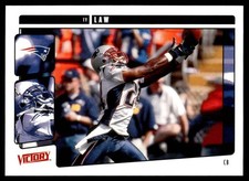 2001 UPPER DECK VICTORY FOOTBALL CARD TY LAW #204 NEW ENGLAND PATRIOTS 4585