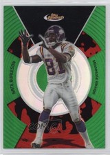 2005 Topps Finest Green Refractor 14/199 Nate Burleson #22 4f5