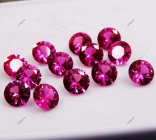 Natural Pink Sapphire 9 MM 8 Pcs Loose Gemstone Certified Round Cut Ceylon Lot