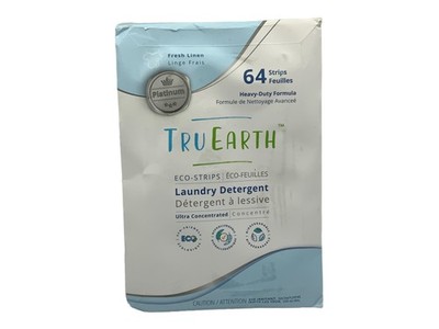 Tru Earth Eco-Strips Platinum Fresh Linen 64 loads Laundry Detergent Truearth