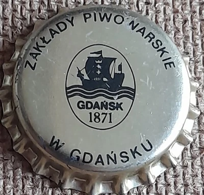 1 Kronkorken UNUSED GDANSK 1871 SILVER POLAND BEER OLD bottle caps crown kapsel - Bild 1 von 3