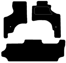 Premium Tailored Car Floor Mat Set 3 pcs For Toyota Previa/Estima Emina/Lucida