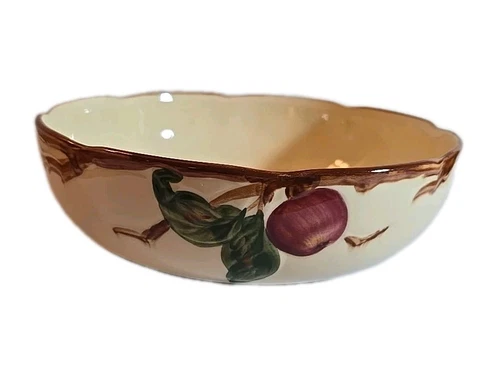 Franciscan Apple Vegetable  Serving Bowl 1qt 1950s Ceramic 8" Vintage CA