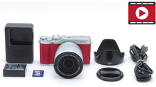  NEAR MINT FUJIFILM X-A1 16.3MP Mirrorless Digital Red XC 16-50mm from Japan