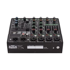 Audio Mixer 6-Channel Mixing Console With 256 Effects 48V Phantom Power CPXX