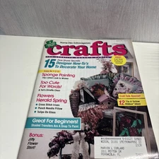 ARTS AND CRAFTS 15 PRO SECRET HOW TO'S SPONGE PAINTING CROSS STICH PUNCH NEEDLE