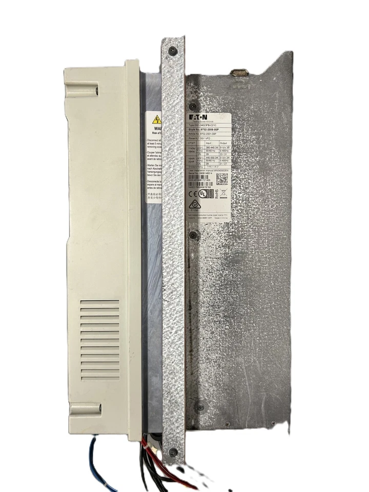 Eaton DG1-34023FB-C21C DG1 VFD PowerXL Variable Frequency Drive 480V - Image 2 of 3
