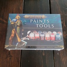 New Sealed Warhammer Age Of Sigmar Paints + T...
