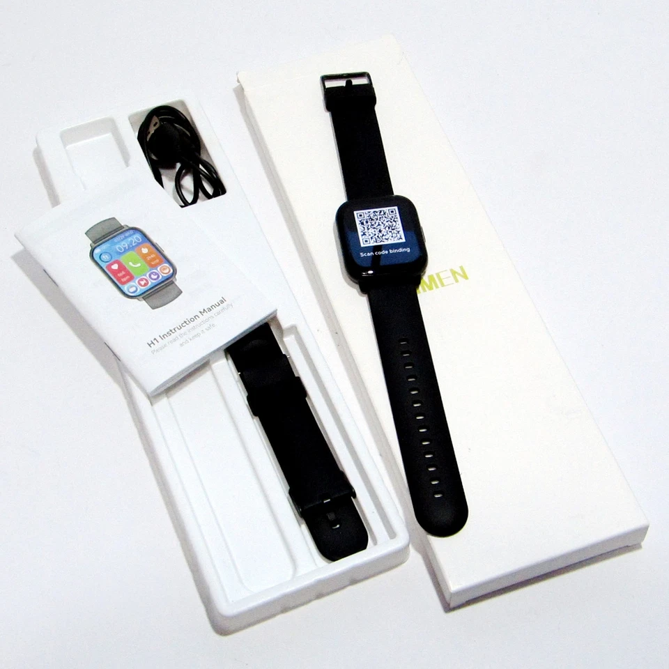 Ruimen H1 Touch Screen Fitness Pedometer Smart Watch for Android iOS, photo 2 of 5