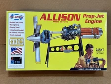 Atlantis Allison Prop-Jet Engine Plastic Model Kit