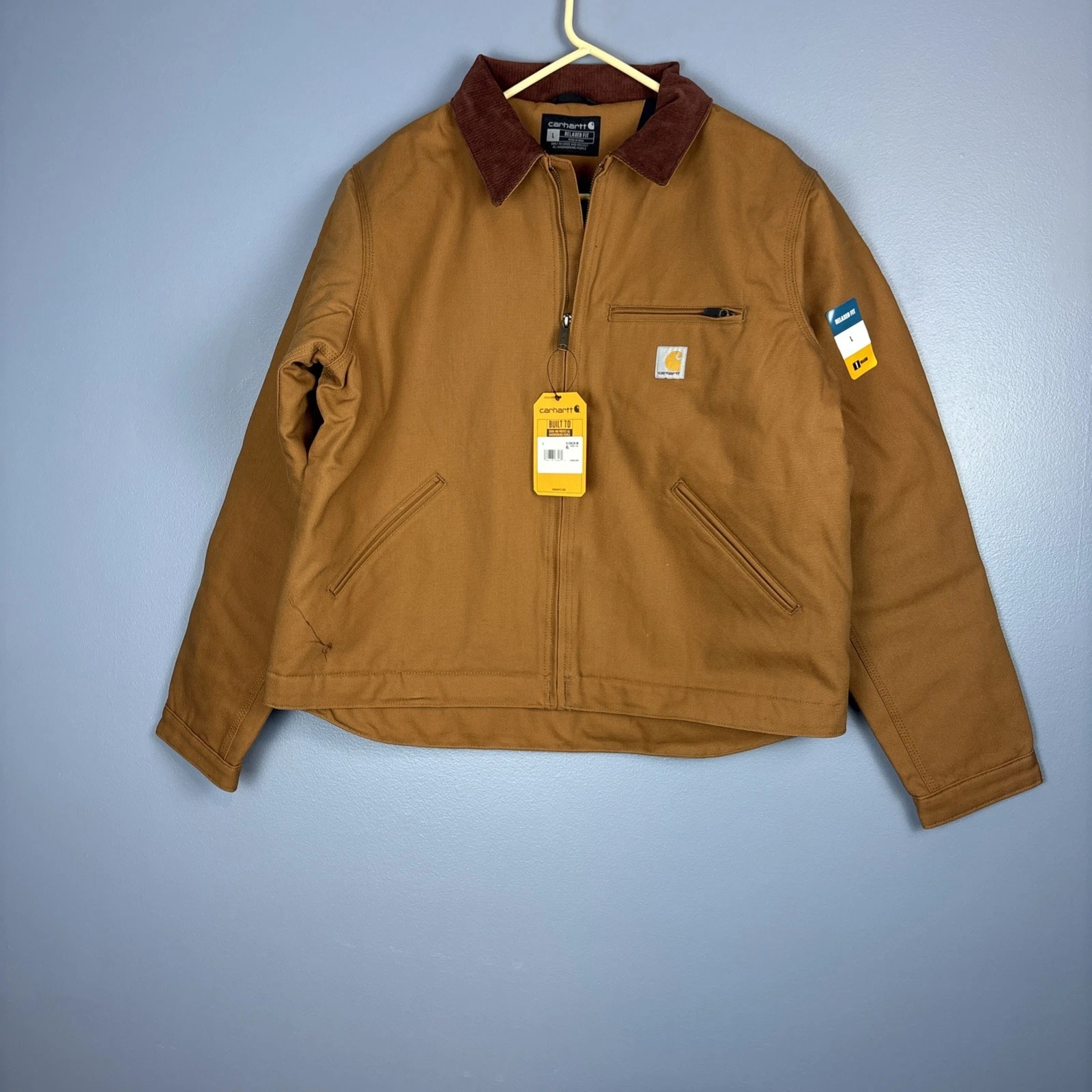 Carhartt Men's L Beige Storm Defender Relaxed Fit Lightweight Packable Jacket
Opens in a new window 