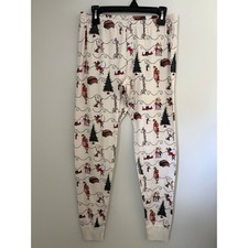 Hanna Andersson The Grinch Organic Cotton Adult Pajama Pants Christmas Holiday L
