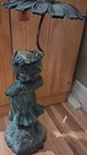 Outdoor/Indoor Bronze/Metal Fountain Verdigras Patina Little Girl w/Umbrella — photo 8