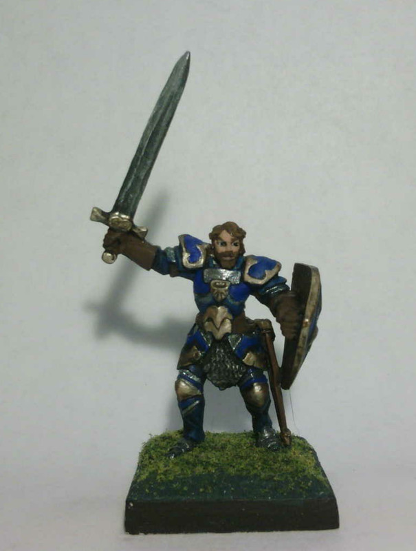 tabletop gaming miniature fighter sword shield quick paint reaper paints