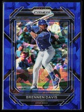 2023 Panini Prizm Purple Ice Prizms #54 Brennen Davis Chicago Cubs