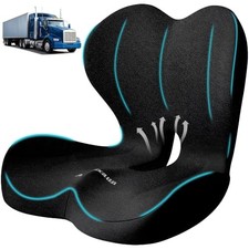 Truck Driver Seat Cushion, Memory Foam Cushion for Office Chairs