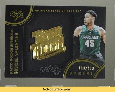 2016-17 Black Gold Collegiate Rated Rookie Symbols Denzel Valentine RC READ 9l4