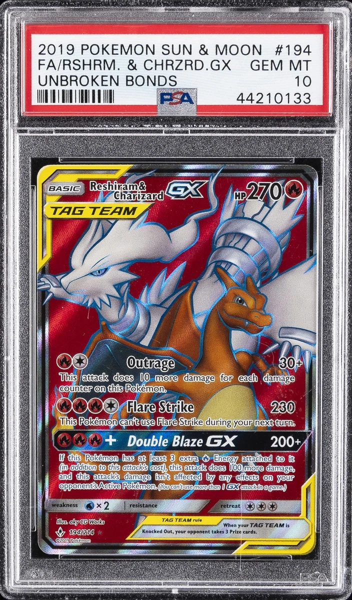 Reshiram Holo Pokémon TCG Individual Collectible Card Game Cards