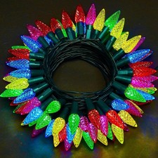 C6 Battery Operated Christmas Lights, 60 LED 20ft String Lights with 8 Modes,