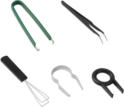 Set of 5stk Keycap Puller Tool, Tastatur Abzieher Tastenkappe Schlüsselschalter 