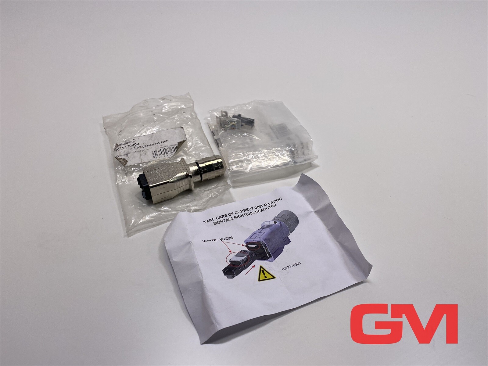 Weidmüller Plug Insert RJ45 IE-PS-V14M-RJ45-FH-P 1012170000 Cat.5