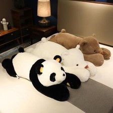 120cm Giant Long Panda Bear Plush Lie Prone Posture Stuffed Animal Toy Pillo Big