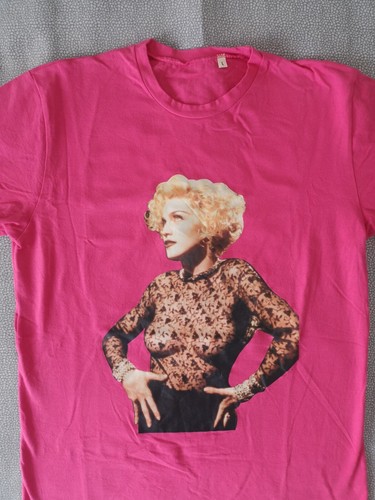 Madonna shirt Vogue Confessions Pink L rare - Picture 5 of 5