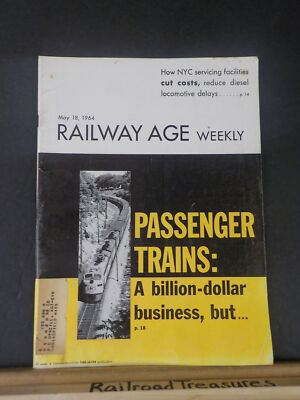 Railway Age 1964 May 18 Weekly Passenger trains NYC Servicing facilities cut cos