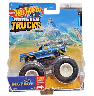 Hot Wheels Monster Trucks Bigfoot, Crash Legends #09/11 Vehicle HHN73