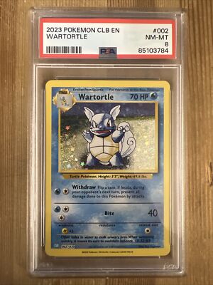 Wartortle 002/034 CLB 2023 English TCG Classic Collection Pokémon