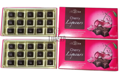 Pralinen 30 Kirschliköre WEIHNACHTEN süßes Geschenk wie Ferrero MON CHERI 11,6Oz