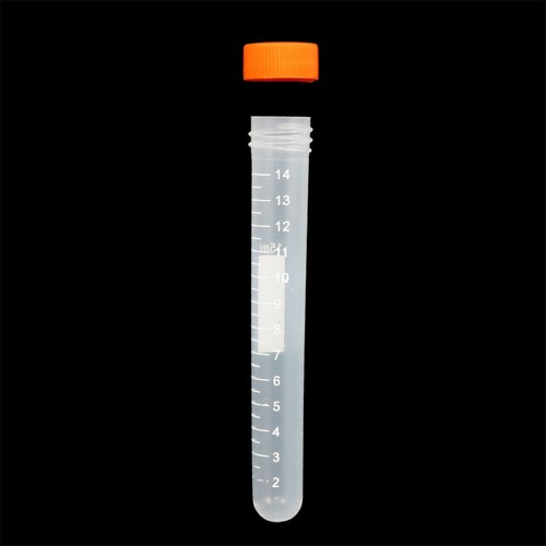 10 Pcs 15ml Plastic Centrifuge Tubes with Screw Cap Round Bottom Graduated Marks - Picture 3 of 3