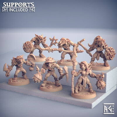 Sparksoot Goblin Fighter Rogue Miniature | D&D DnD | 