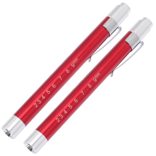 2 Pcs Medical Electric Torch LED Flashlight Nurse Student - Picture 8 of 12