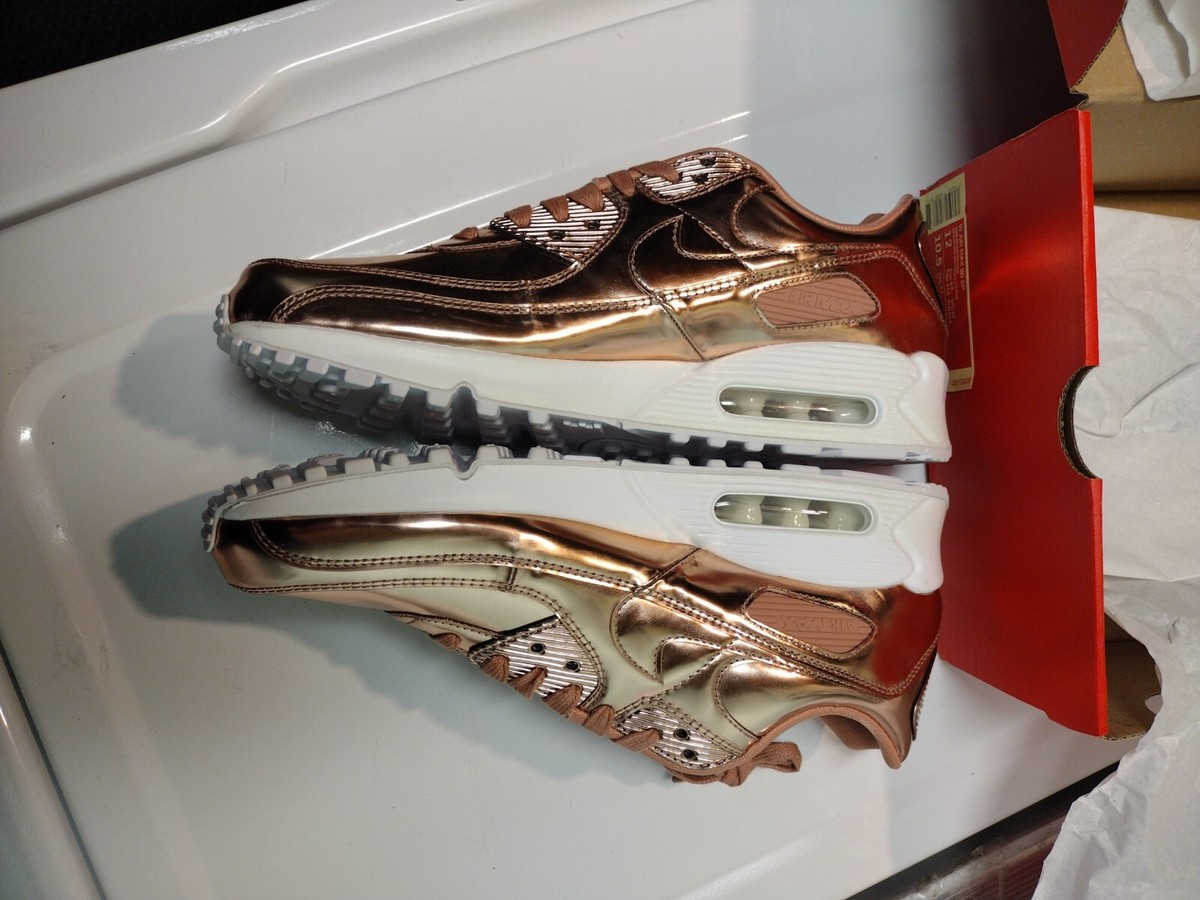 人気話題！Nike Wmns Air Max 90 llic Rose Gold 2020 Size 12 - Nike Air Max 90 Metallic Pack - Rose Gold W for
