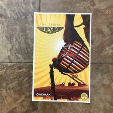 TOP GUN MAVERICK 11X17 Original Promo Movie Poster MINT Cinemark LE Tom Cruise