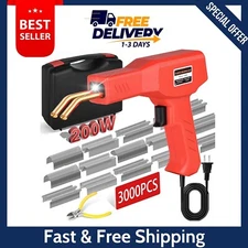 200W Plastic Welder Kit, 3000PCS Hot Staples Plastic Repair Kit, Professional Pl