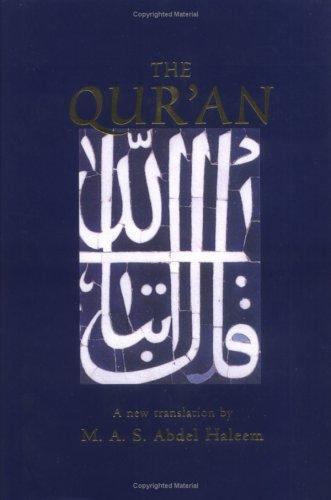 Qur'an by Muhammad A. S. Abdel Haleem (2004, Hardcover)