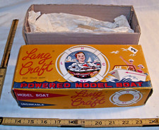 LANG CRAFT POWERED MODEL BOAT TIN TOY BOX ONLY