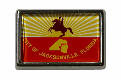 U24 Pin Jacksonville Flaggenpin Anstecker Anstecknadel Fahne Flagge