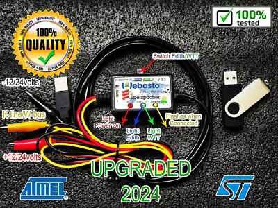 Eberspacher Webasto COMBINED DIAGNOSTICS Interface Cable Automotive Heaters