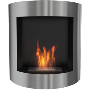 Luxury Bio Ethanol Fireplace 77 X 81cm Wall Hanging Fireplace Ebay