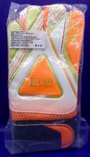 EFAH SPORTS Football Goalkeeper Gloves Soccer Goalie Glove Orange For Kids Boys