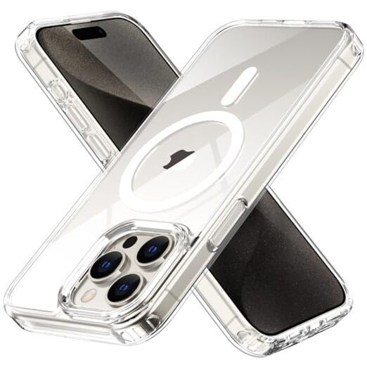 Magnetic for iPhone,Compatible with MagSafe，[Not 12 Pro Max Case Clear