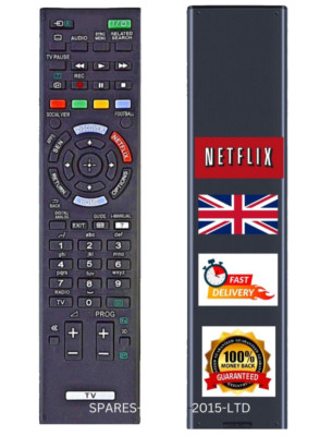 Neu Ersatz TV Fernbedienung für Sony KDL-43W807C