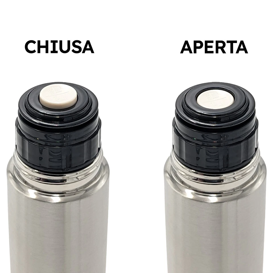 Bottiglia Termica Ilsa per Bevande Caffè con Tazza Thermos Acciaio Inox 18/10 - Immagine 4 di 4