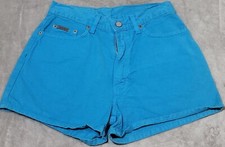 Calvin Klein Shorts Women's 3 Blue Green Overdrive Stonewash NWT Made In The USA